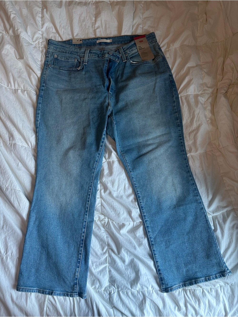 Levi's Light Blue 725 Kick Bootcut Jeans